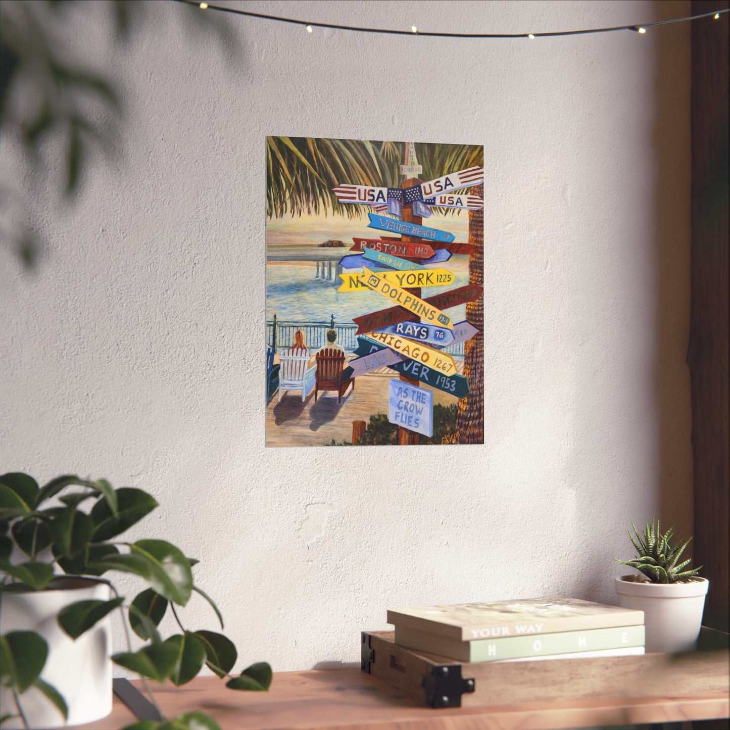 Coastal Destination Fine Art Poster, Beach Decor Print, Nautical Wall Art, Travel-themed Home Artwork, Gift for Travelers