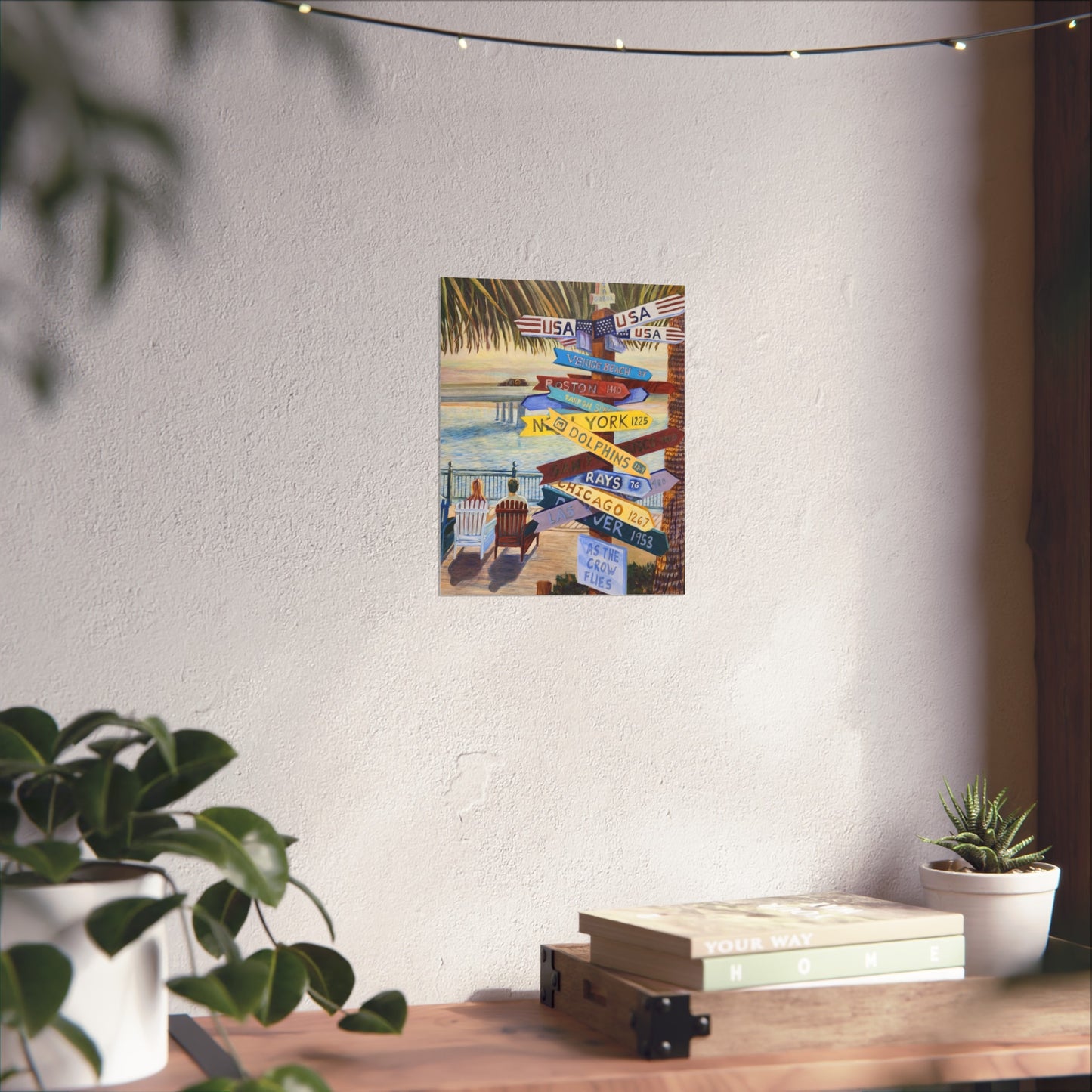 Coastal Destination Fine Art Poster, Beach Decor Print, Nautical Wall Art, Travel-themed Home Artwork, Gift for Travelers