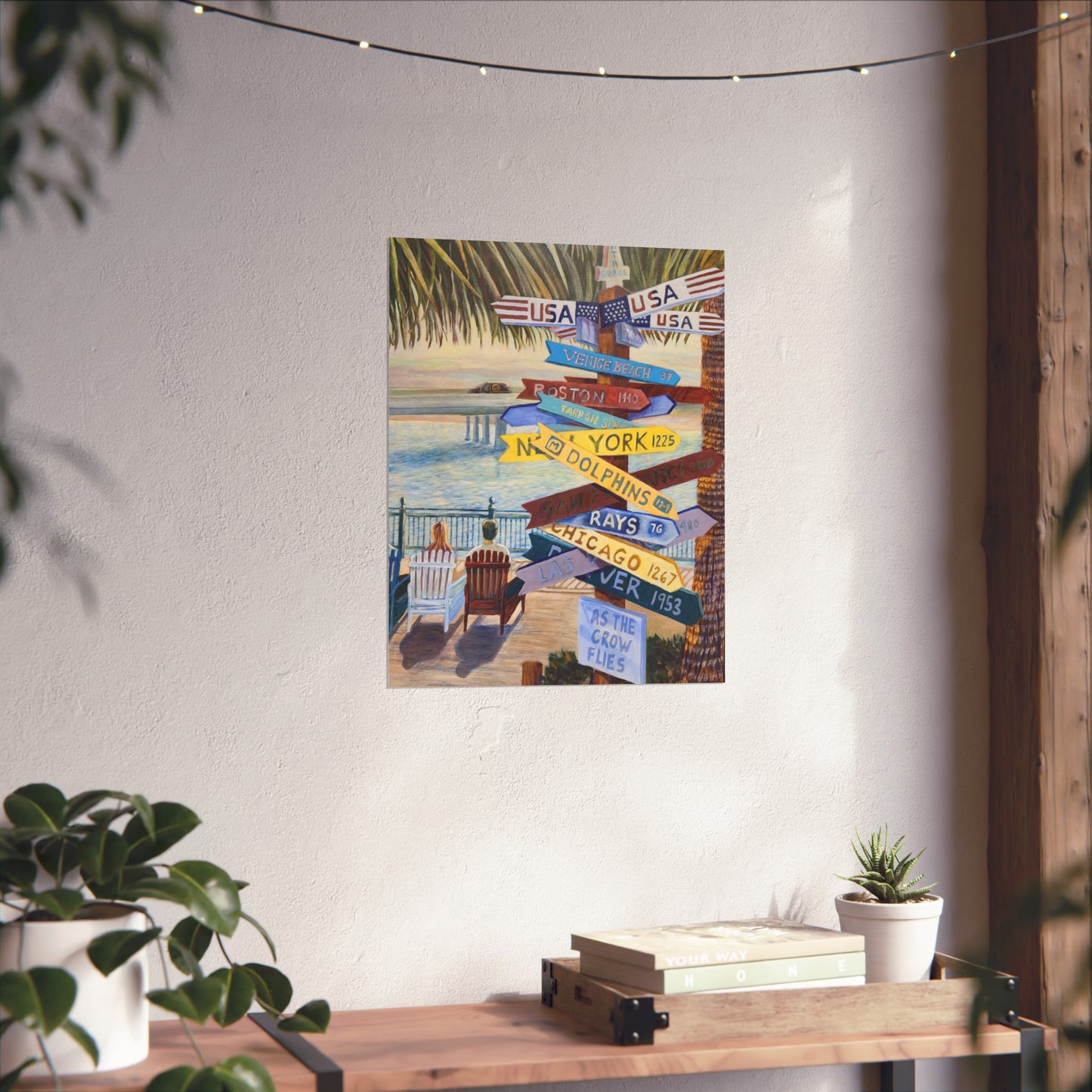 Coastal Destination Fine Art Poster, Beach Decor Print, Nautical Wall Art, Travel-themed Home Artwork, Gift for Travelers