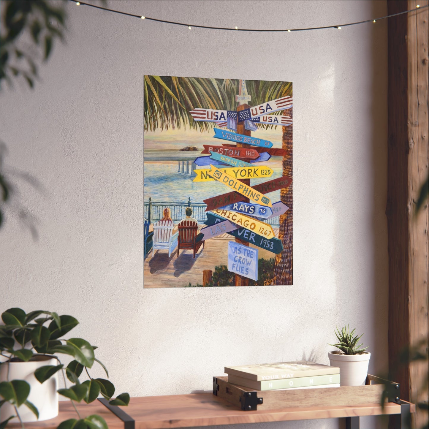 Coastal Destination Fine Art Poster, Beach Decor Print, Nautical Wall Art, Travel-themed Home Artwork, Gift for Travelers