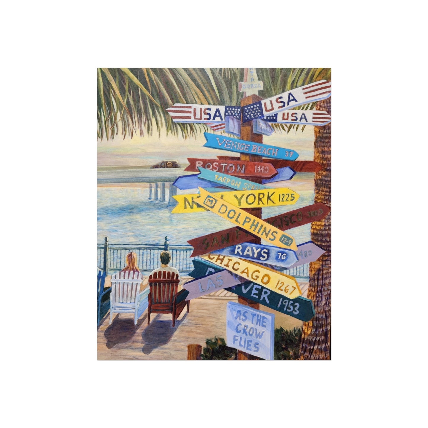 Coastal Destination Fine Art Poster, Beach Decor Print, Nautical Wall Art, Travel-themed Home Artwork, Gift for Travelers