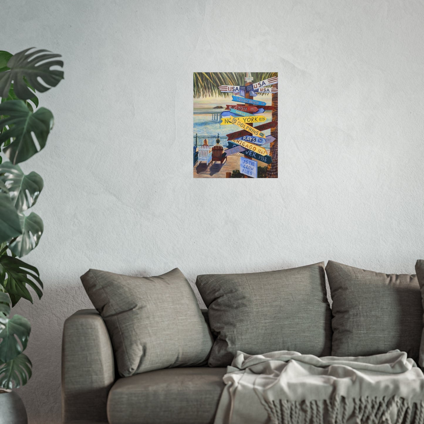 Coastal Destination Fine Art Poster, Beach Decor Print, Nautical Wall Art, Travel-themed Home Artwork, Gift for Travelers