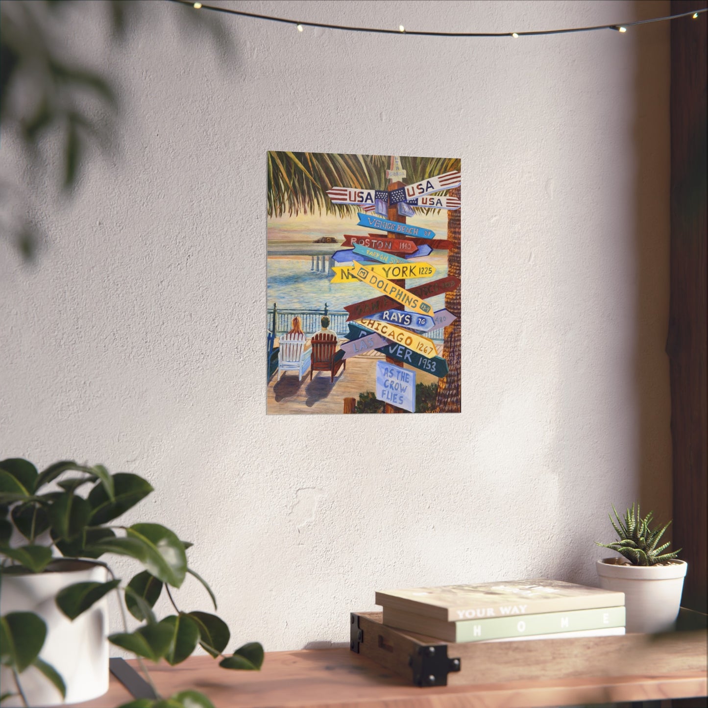 Coastal Destination Fine Art Poster, Beach Decor Print, Nautical Wall Art, Travel-themed Home Artwork, Gift for Travelers