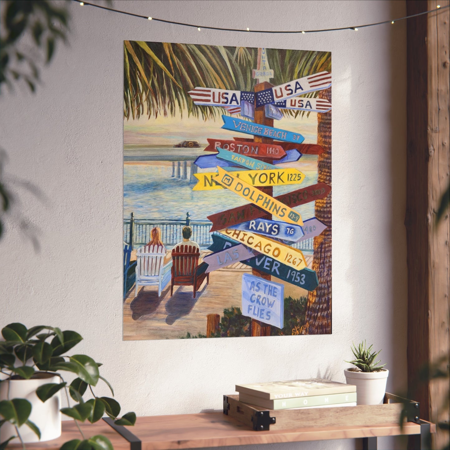 Coastal Destination Fine Art Poster, Beach Decor Print, Nautical Wall Art, Travel-themed Home Artwork, Gift for Travelers