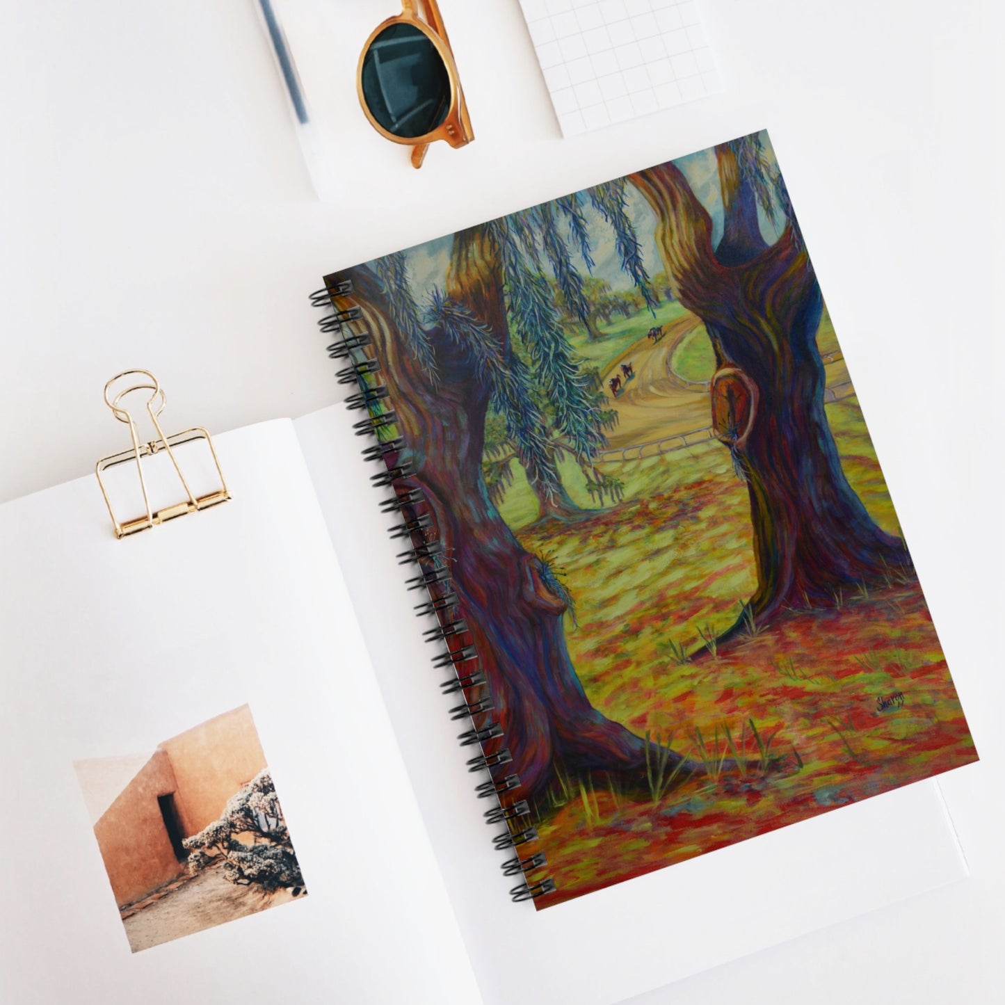 Nature-Themed Spiral Notebook for Journaling, Art Projects, Gifts, School Use, Eco-Friendly Design