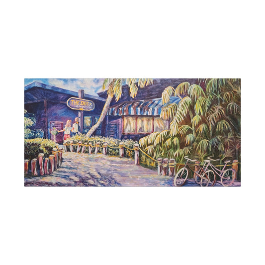 Matte Canvas Wall Art, Vibrant Landscape Decor, Home Office Decoration, Unique Gift for Art Lovers, Beach House Wall Decor