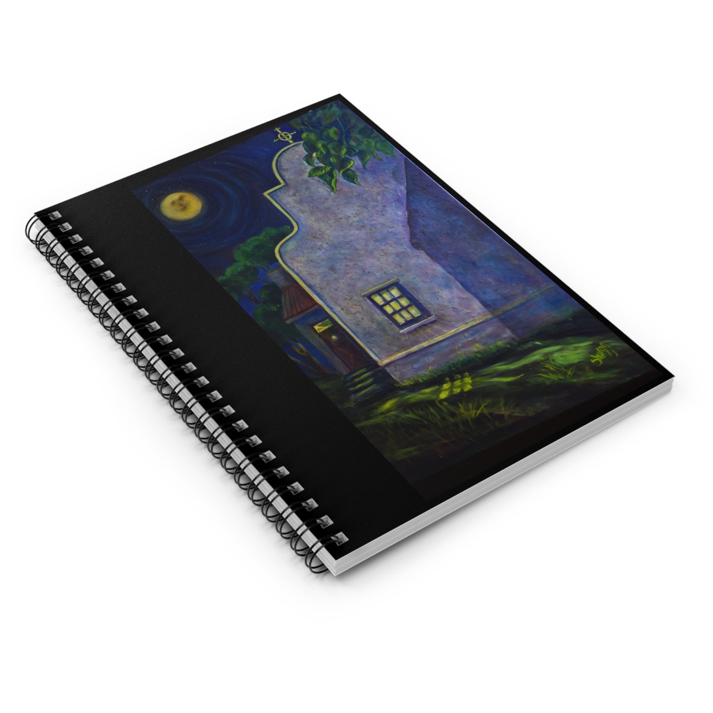 Artistic Spiral Notebook - Perfect for Writers, Artists, Journals, and Gifts | Night Sky Design, School Supplies, Stationery