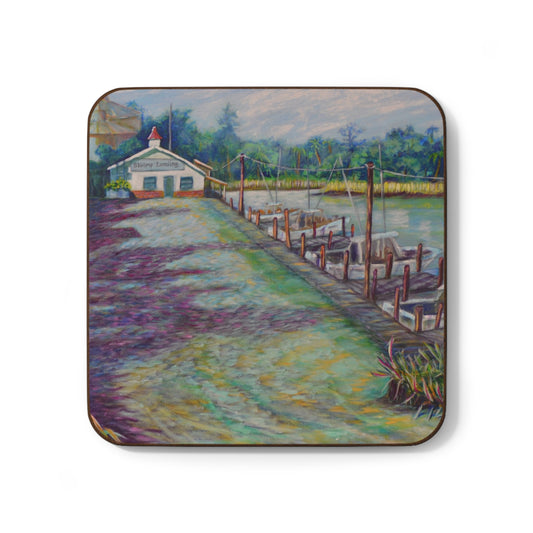 Rustic Hardboard Coaster Set, Nature-Inspired Coasters, Home Decor, Gift for Nature Lovers, Eco-Friendly Drinks Coasters, Housewarming Gift