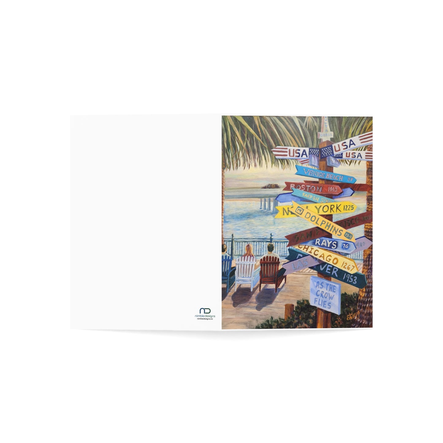 Beach Destination Greeting Cards Set, Tropical Vibes, Travel Theme Cards, Perfect for Vacations, Summer Events, 10, 30, 50pcs Packs