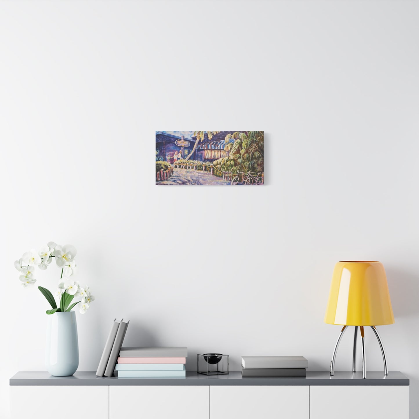 Matte Canvas Wall Art, Vibrant Landscape Decor, Home Office Decoration, Unique Gift for Art Lovers, Beach House Wall Decor