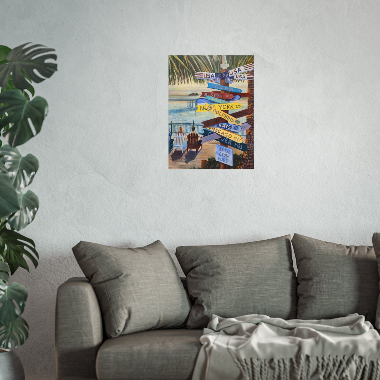 Coastal Destination Fine Art Poster, Beach Decor Print, Nautical Wall Art, Travel-themed Home Artwork, Gift for Travelers