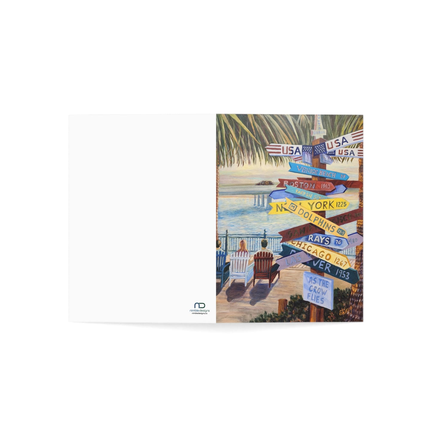 Beach Destination Greeting Cards Set, Tropical Vibes, Travel Theme Cards, Perfect for Vacations, Summer Events, 10, 30, 50pcs Packs