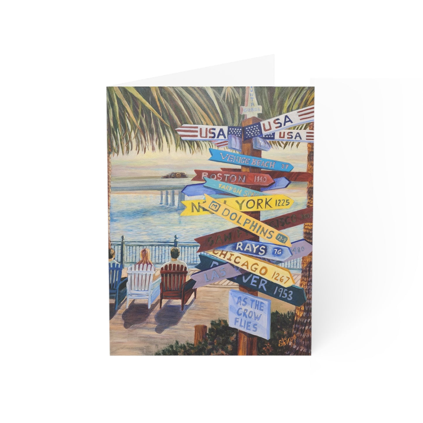 Beach Destination Greeting Cards Set, Tropical Vibes, Travel Theme Cards, Perfect for Vacations, Summer Events, 10, 30, 50pcs Packs